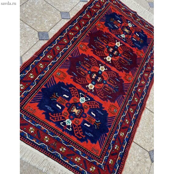 шерстяной ковёр ручной работы