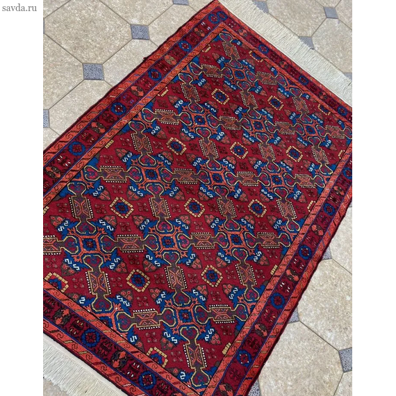 шерстяной ковёр ручной работы