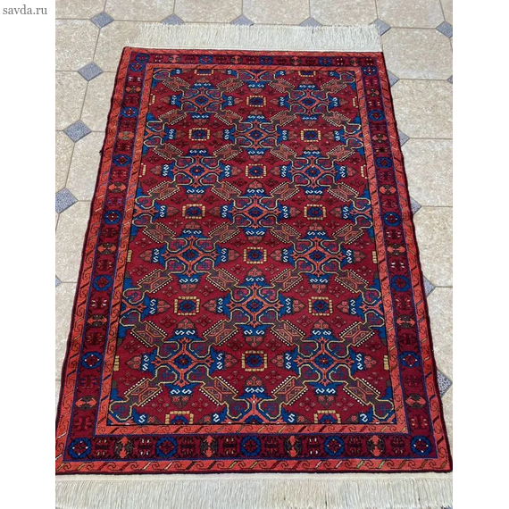 шерстяной ковёр ручной работы