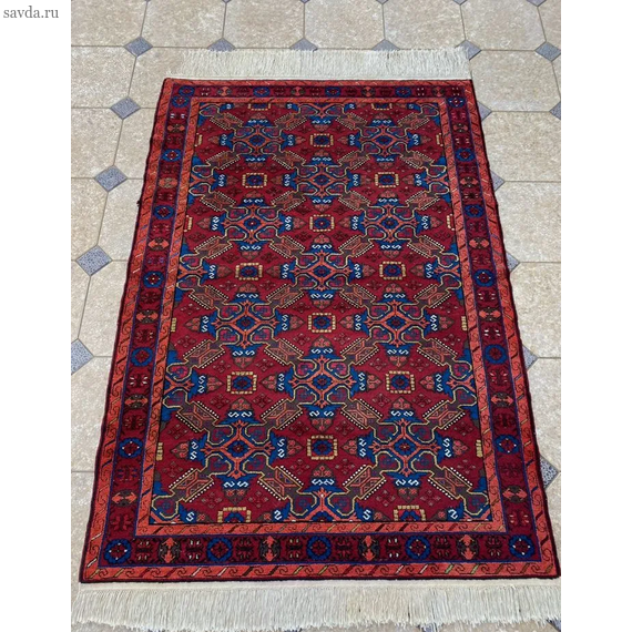 шерстяной ковёр ручной работы